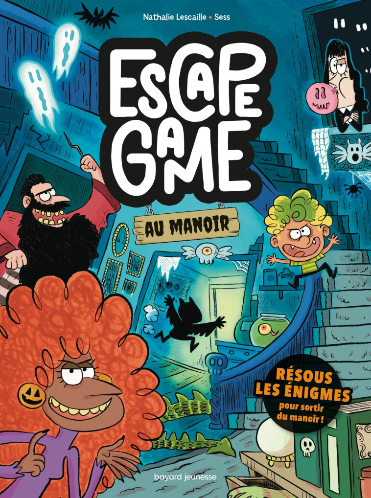 Escape game, Tome 01 - Nathalie Lescaille, Sess Sess - BAYARD JEUNESSE