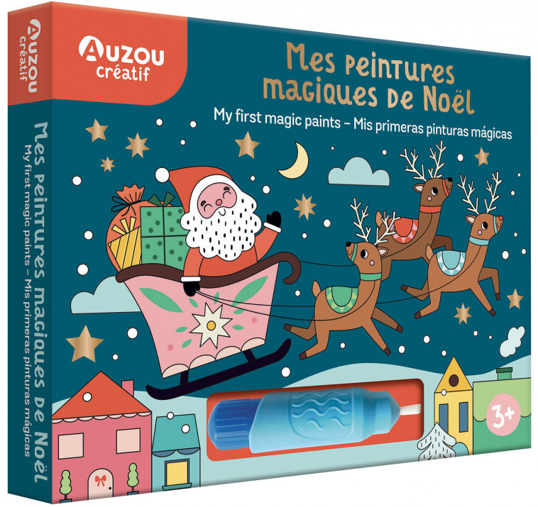 MON COFFRET D'ARTISTE - MES PREMIÈRES PEINTURES MAGIQUES DE NOËL - Alicia CAMBRIDGE - AUZOU