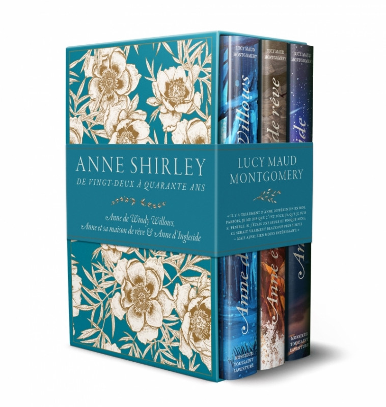 Coffret saga Anne Shirley 4 à 6 - De vingt-deux à quarante a - Lucy Maud Montgomery - LOUVERTURE