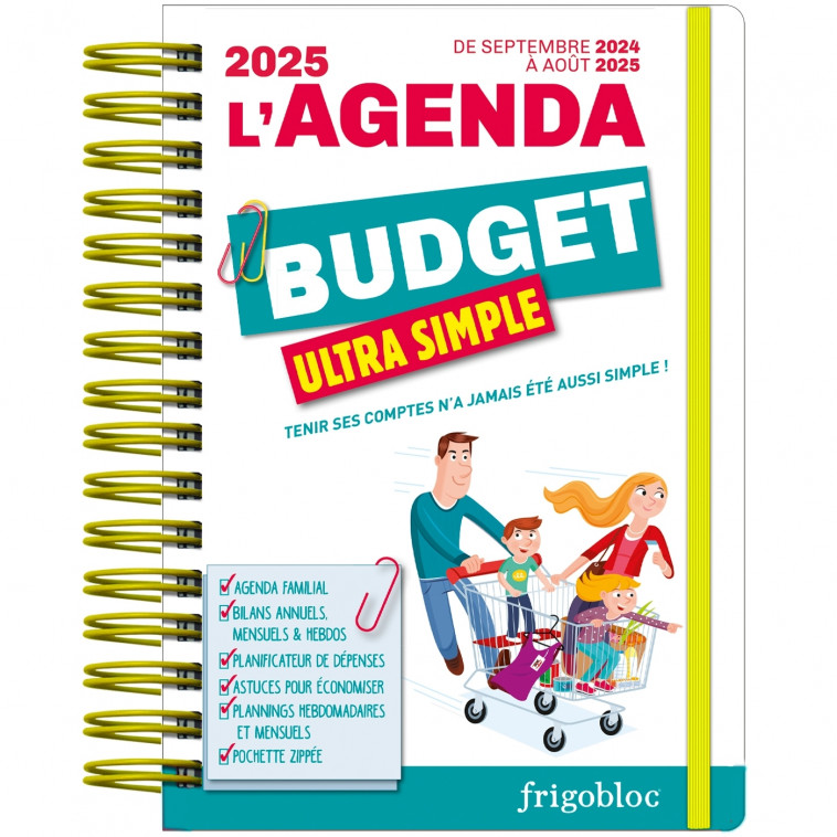 Agenda 2025 Ultra Simple du budget ! (de sept. 2024 à août 2025) -   - PLAY BAC