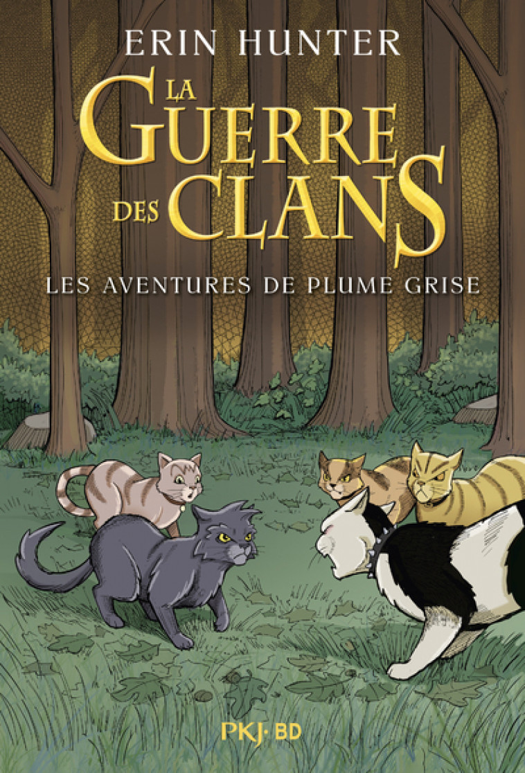 La guerre des clans illustrée - Les aventures de Plume Grise - Erin Hunter, Aude Carlier - POCKET JEUNESSE