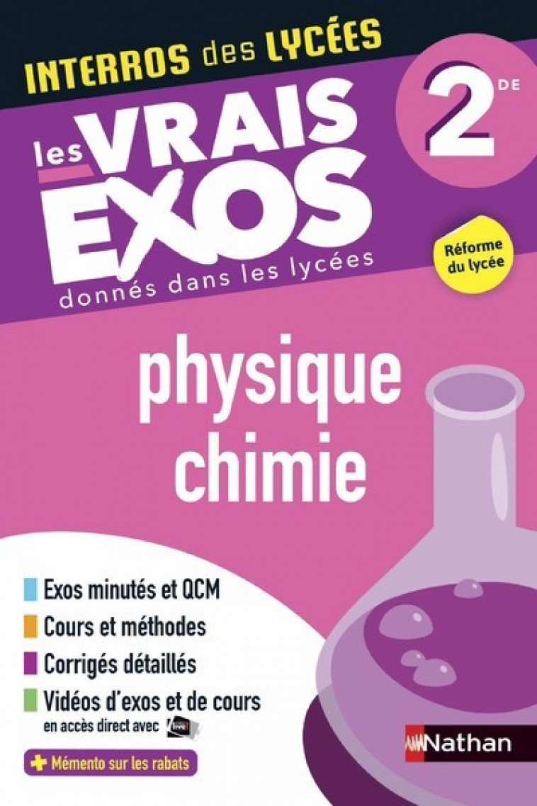 Interros des Lycées Physique Chimie 2de - Fredéric Masset - NATHAN