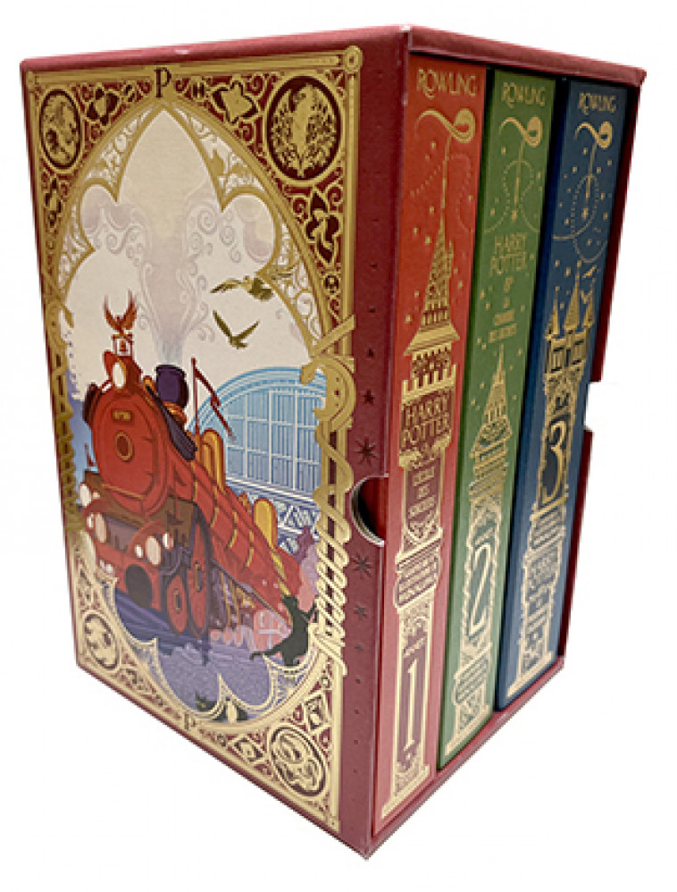 Harry Potter - Coffret Harry Potter MinaLima - J.K. ROWLING,  Minalima, Jean-François Ménard - GALLIMARD JEUNE