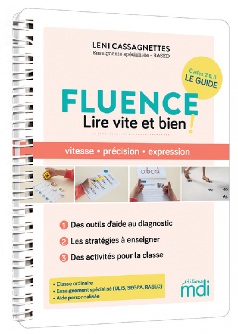 MDI - Fluence - 50 activités pour lire vite et bien ! - Leni Cassagnettes - MDI