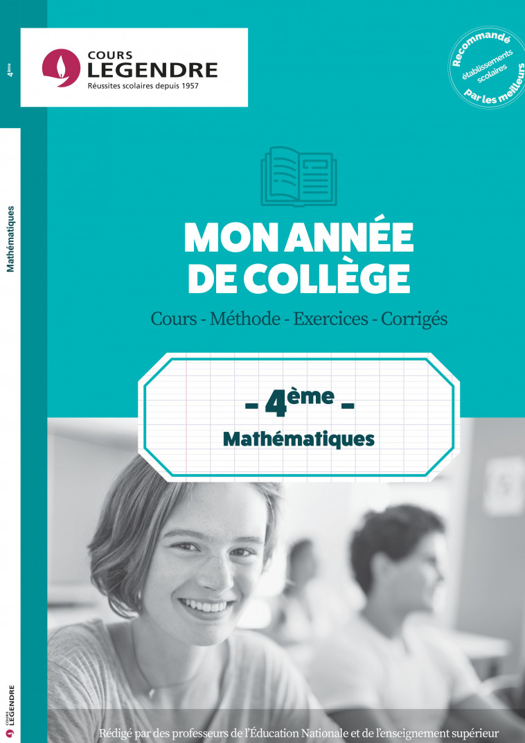 Mon année de collège 4ème - Mathématiques -  Jonnard - EDICOLE