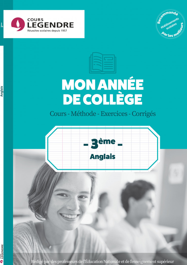 Mon année de collège 3ème - Anglais  - VERONIQUE CANU - EDICOLE