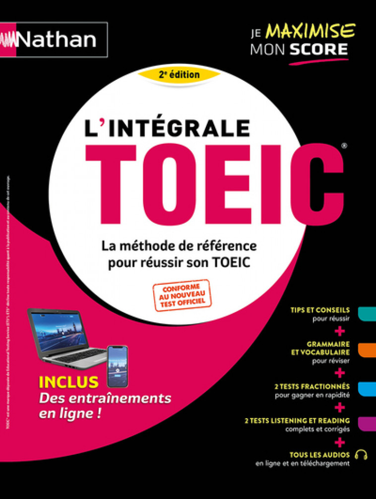 L'intégrale TOEIC - La méthode de référence pour réussir son TOEIC - 2022 - Serena Murdoch Stern, Justin Stults - NATHAN