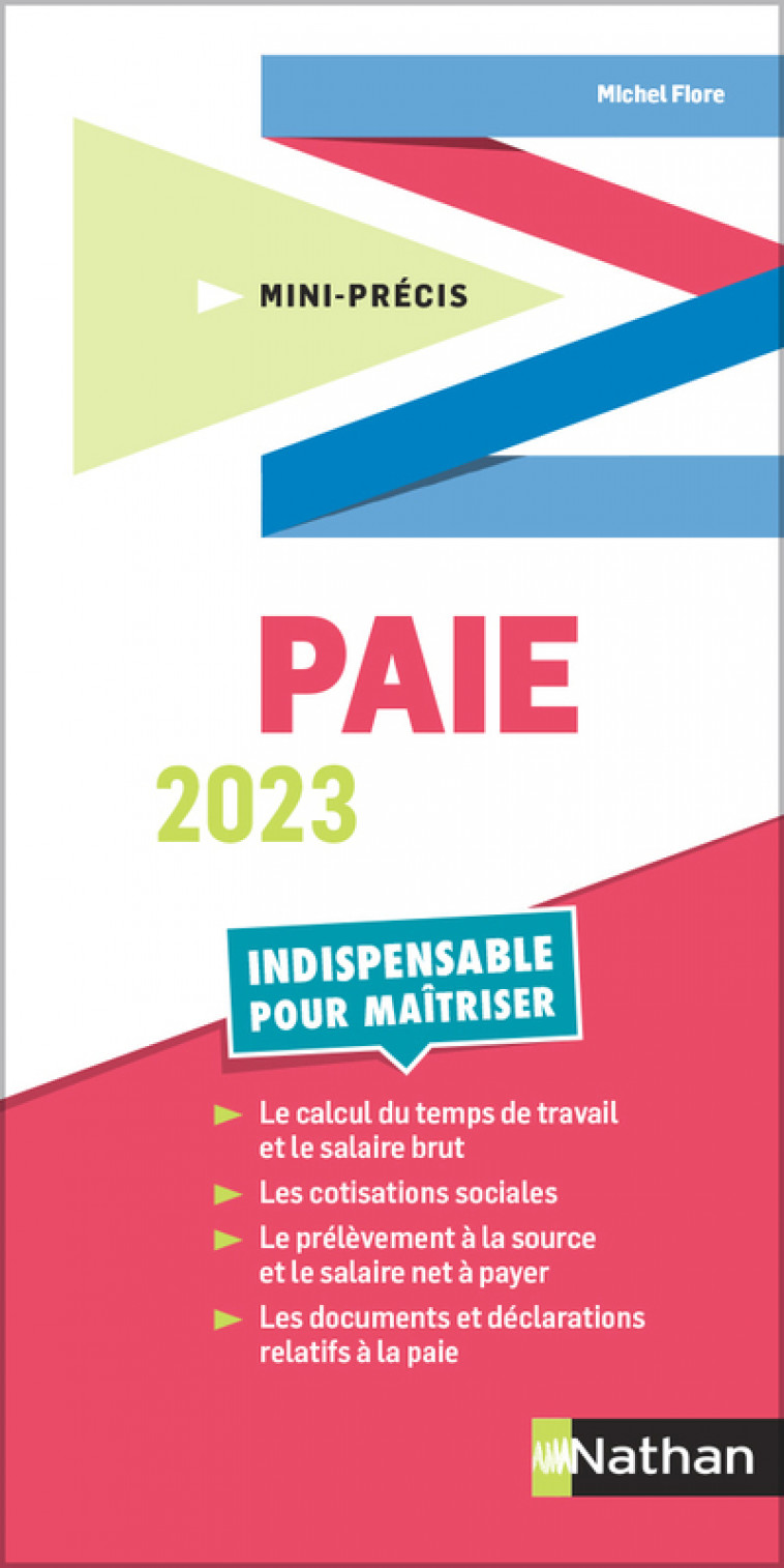 Paie - Mini-Précis 2023 - Michel Fiore - NATHAN