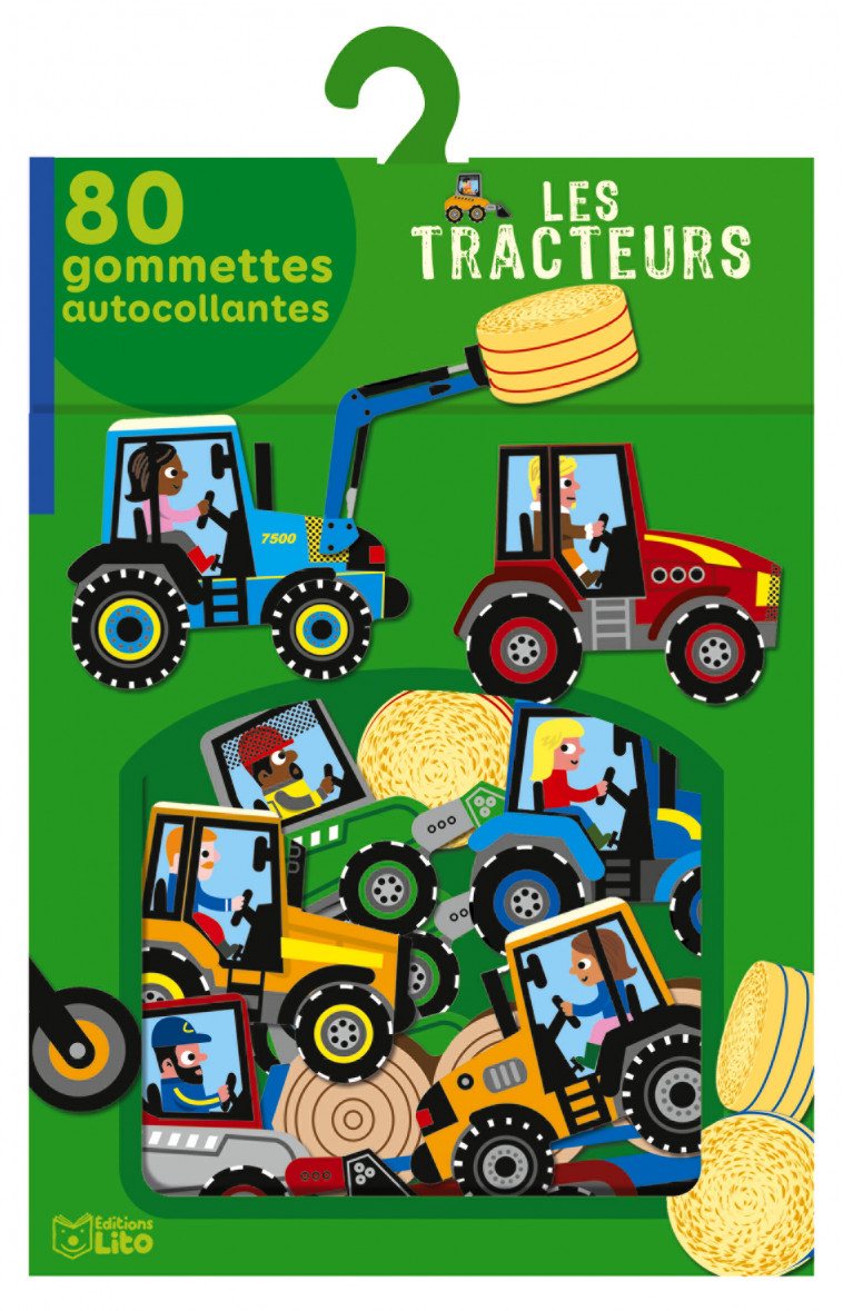 GOMMETTES LES TRACTEURS - XXX - LITO