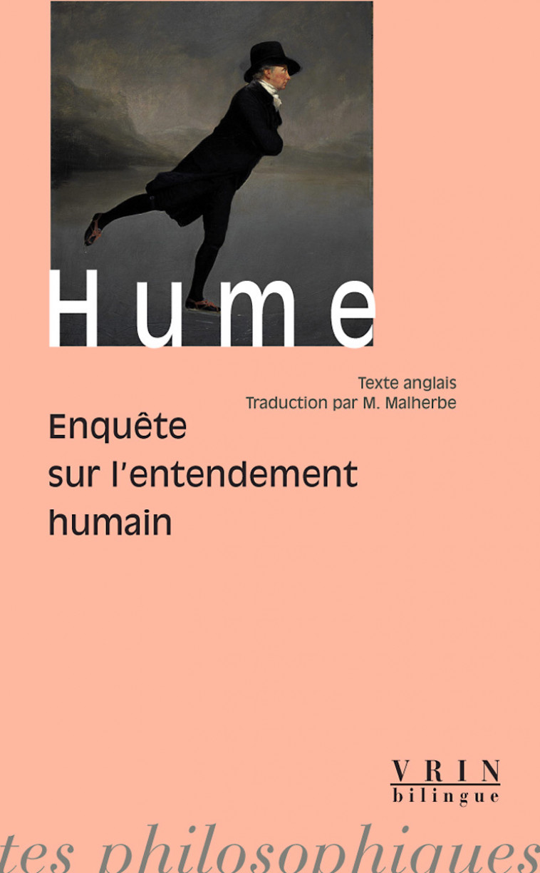 Enquête sur l'entendement humain - David HUME, Michel Malherbe - VRIN