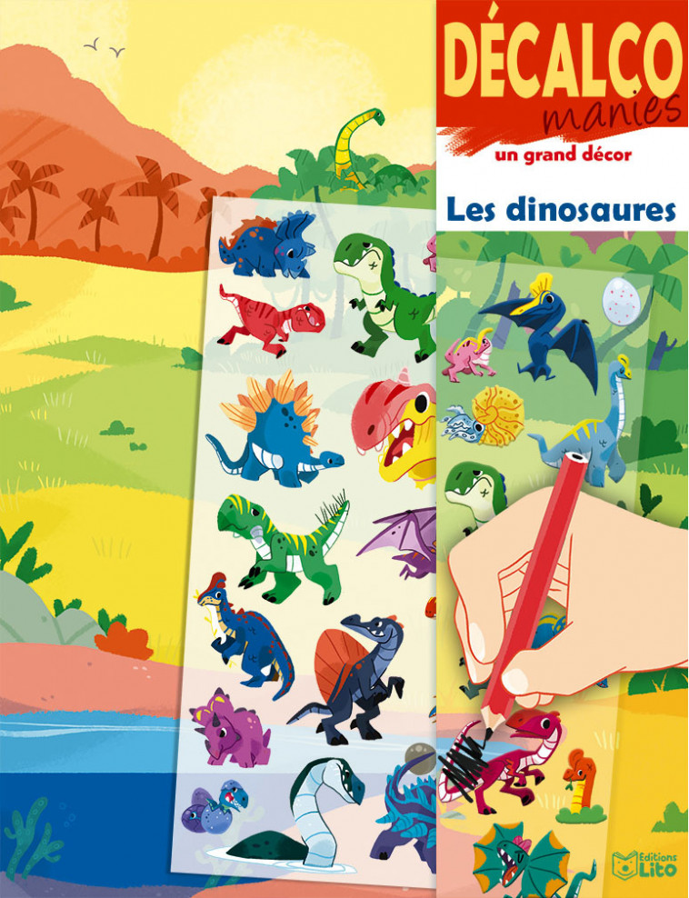 DECALCO LES DINOSAURES - XXX - LITO