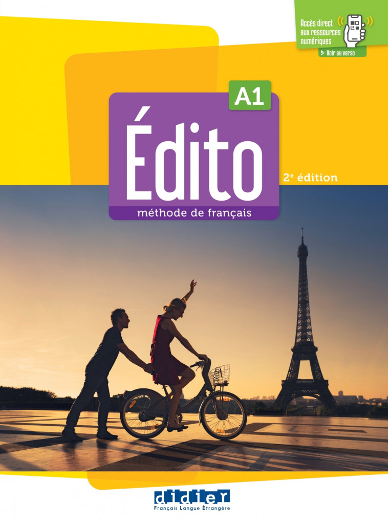 Édito A1 - édition 2022-2024 - Livre + didierfle.app - Caroline Spérandio, Lucie Mensdorff-Pouilly, Sergueï Opatski, Violette Petitmengin, Sylvie PONS, Hamza Djimli, Julie Vedelman-Abry - DIDIER