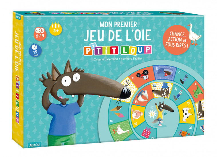 MON PREMIER JEU DE L'OIE P'TIT LOUP - Orianne Lallemand, Éléonore THUILLIER - AUZOU