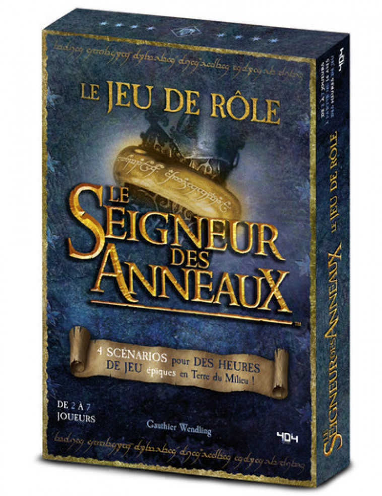 Le Seigneur des anneaux - Le jeu de rôle officiel - Warner Bros Warner Bros, Gauthier Wendling - 404 EDITIONS