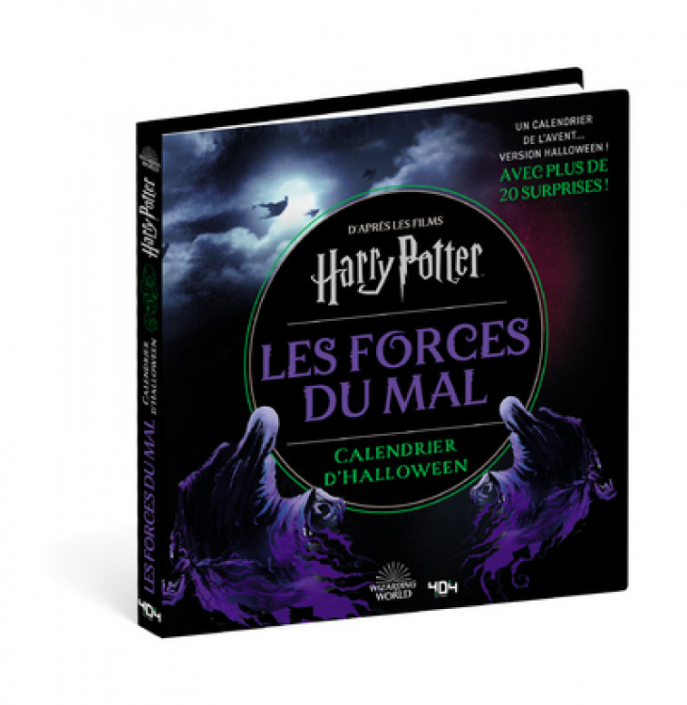 Harry Potter - Les Forces du Mal - Calendrier d'Halloween officiel - Collectif Collectif,  Collectif - 404 EDITIONS