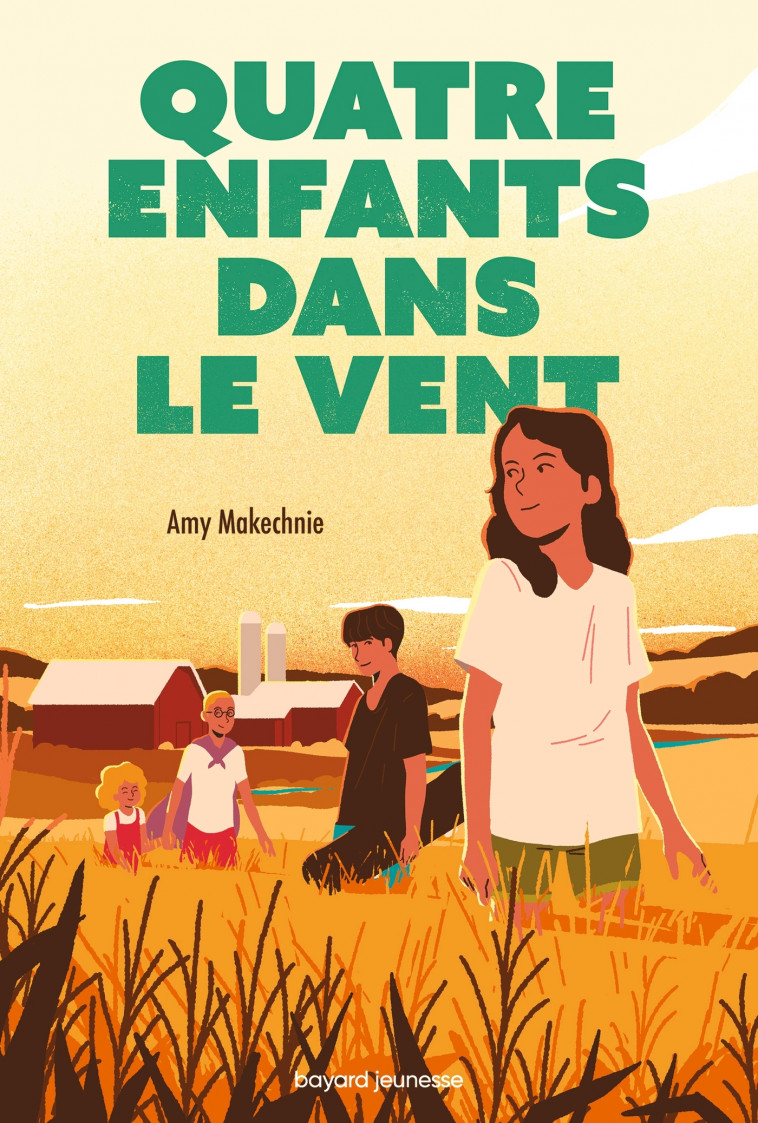 Quatre enfants dans le vent - Dominique Kluger, Amy Makechnie, Johan Papin, Dominique Kugler - BAYARD JEUNESSE