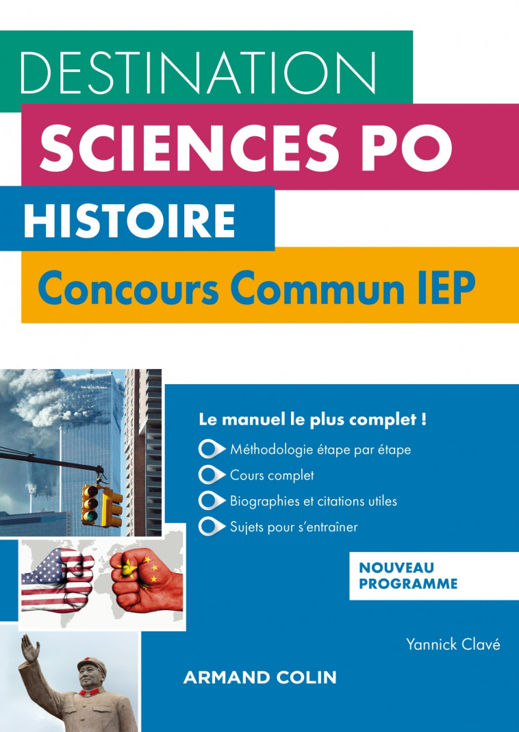 Histoire - Concours commun IEP - 3e éd. - Yannick Clavé - ARMAND COLIN