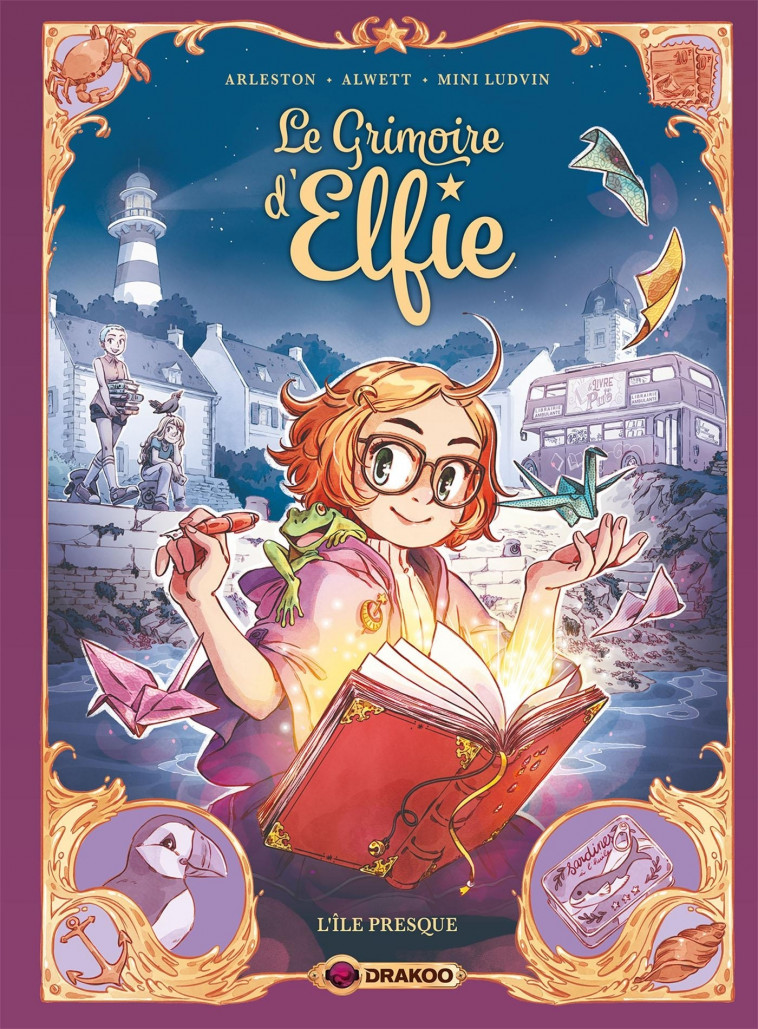 Le Grimoire d'Elfie - vol. 01 - histoire complète - Christophe Arleston, Audrey Alwett, Mini Ludvin - DRAKOO