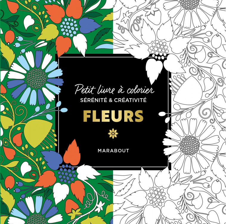 Le petit livre de coloriages - Fleurs -   - MARABOUT