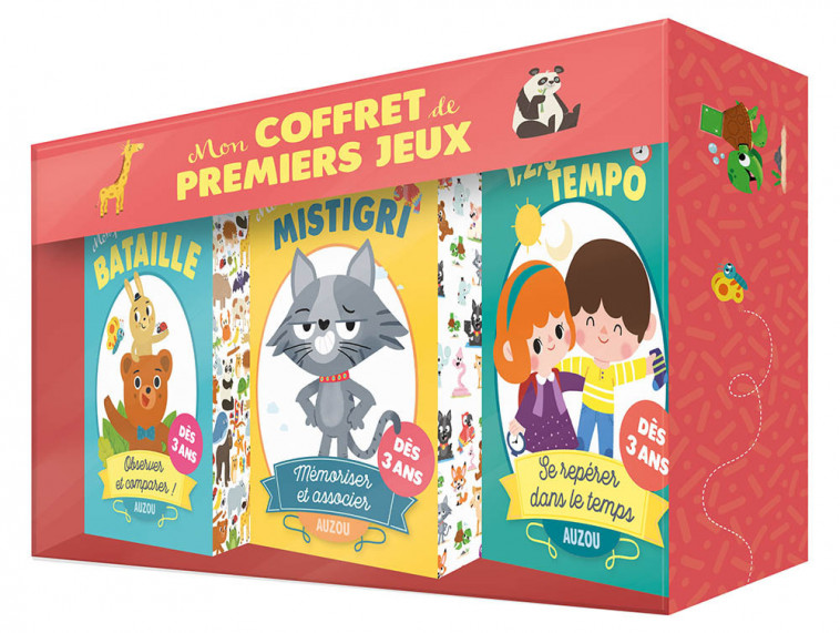 JEUX DE CARTES - MON COFFRET DE PREMIERS JEUX - Collectif Collectif,  Collectif - AUZOU