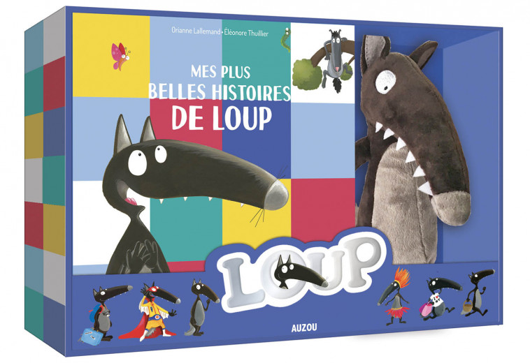 COFFRET MES PLUS BELLES HISTOIRES DE LOUP - Orianne Lallemand, Éléonore THUILLIER, Orianne Lallemand, Éléonore THUILLIER - AUZOU