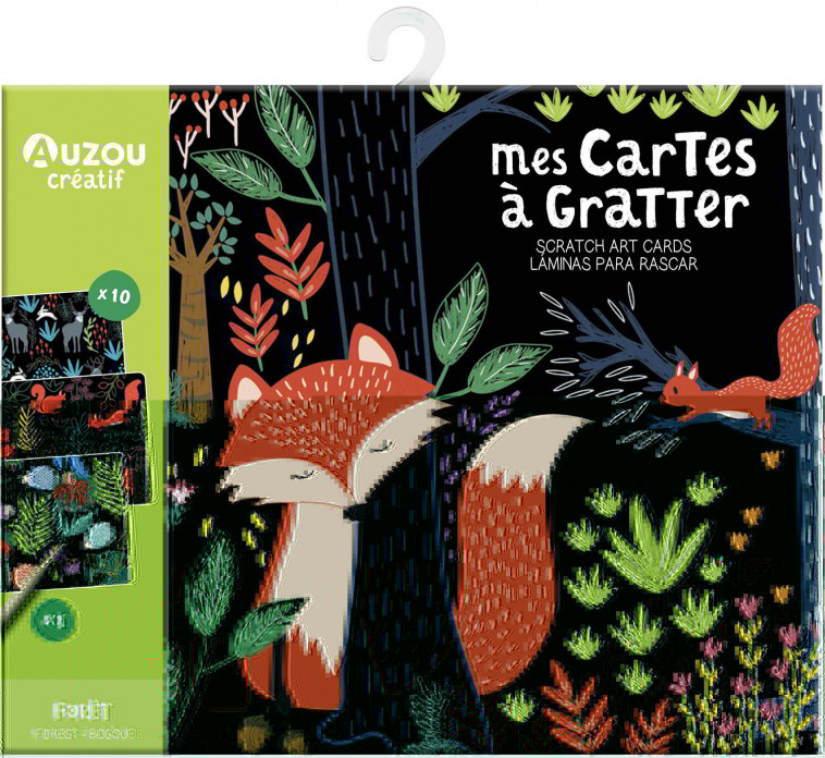 MA POCHETTE D'ARTISTE - MES CARTES A GRATTER   FORET NE - Mel Armstrong Mel Armstrong,  Mel Armstrong,  Mel Armstrong - AUZOU