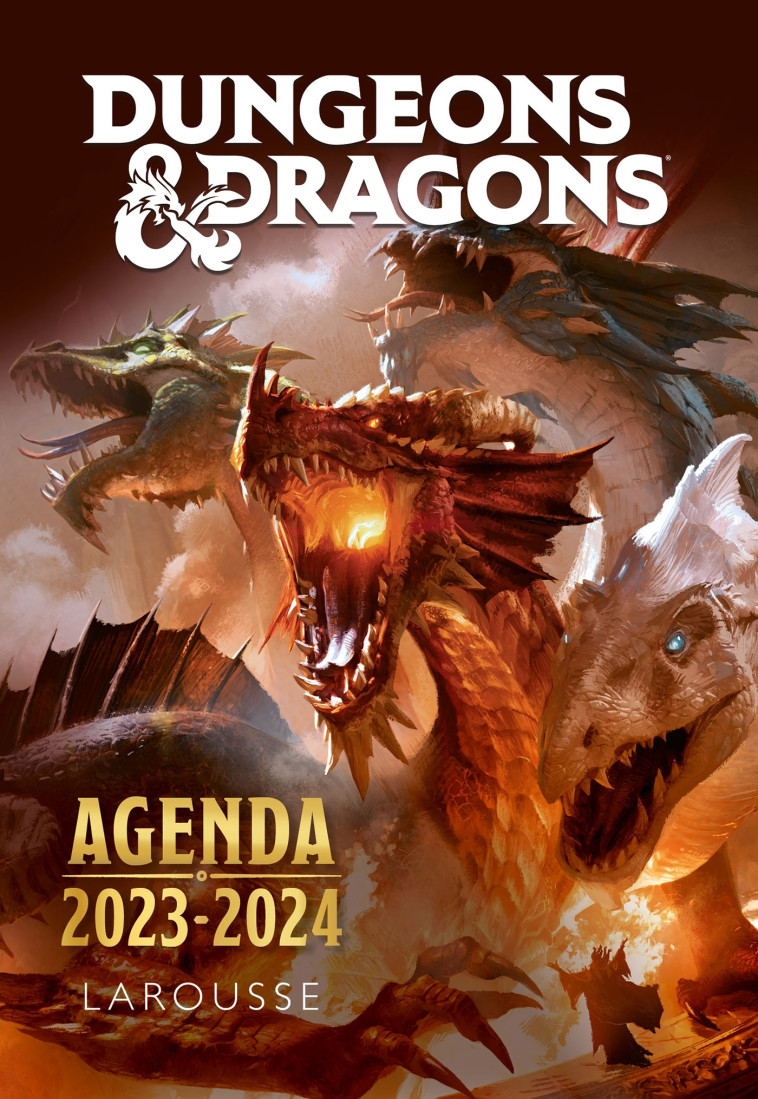 AGENDA DUNGEONS AND DRAGONS 2023-2024 -  Collectif - LAROUSSE