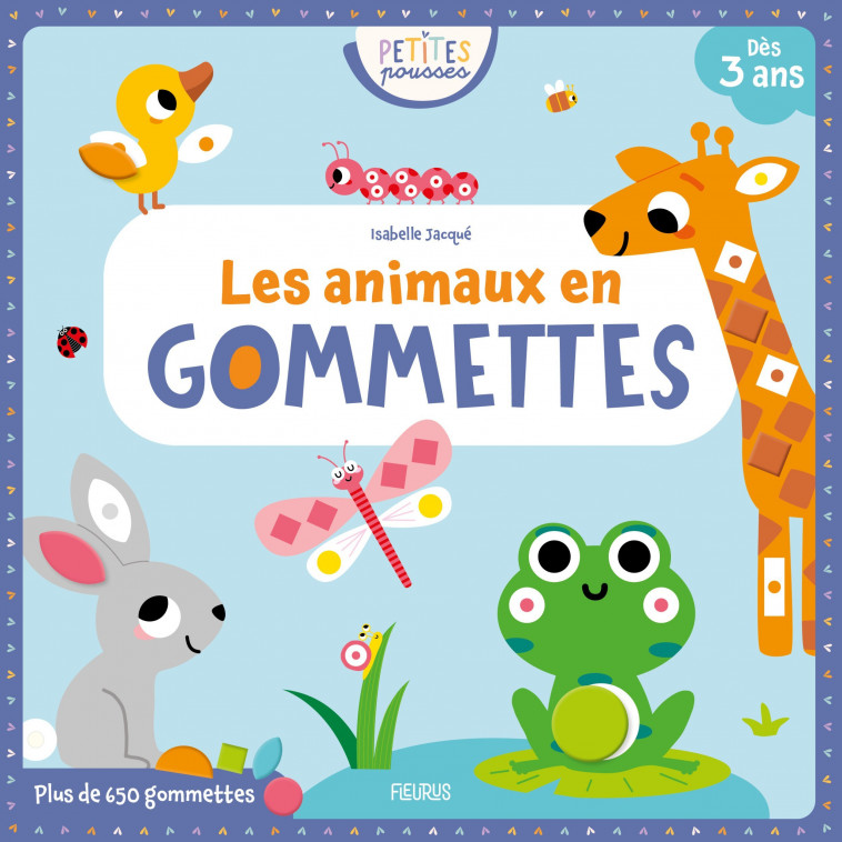 Les animaux en gommettes - Isabelle Jacqué, Isabelle Jacqué - FLEURUS