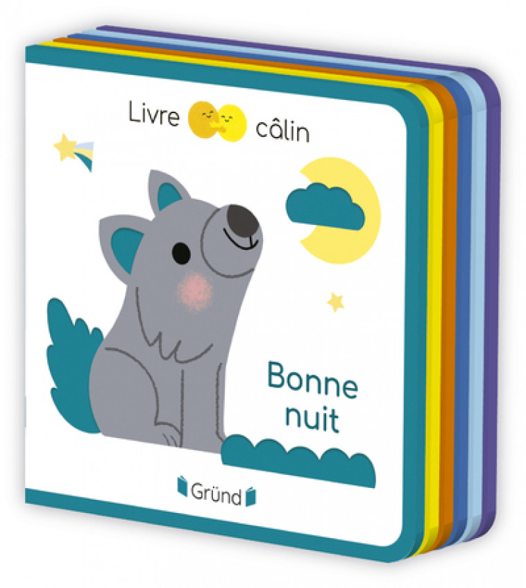 Livre câlin mini feutrine - Bonne nuit - Sophie Bouxom - GRUND