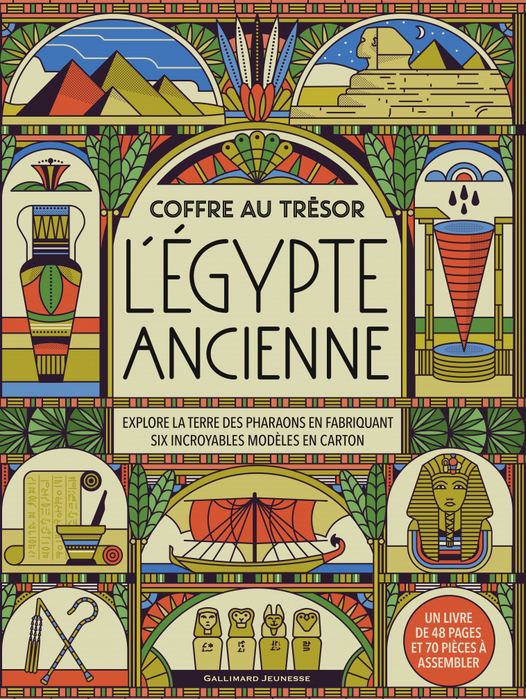 Coffre au trésor - L'Égypte ancienne - Matthew Morgan, Studio Muti, Marion Richaud - GALLIMARD JEUNE