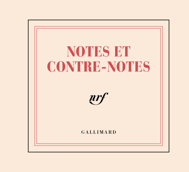 Mini-Bloc "Notes et contre-notes" (papeterie) - Eugène Ionesco,  Collectifs - GALLIMARD