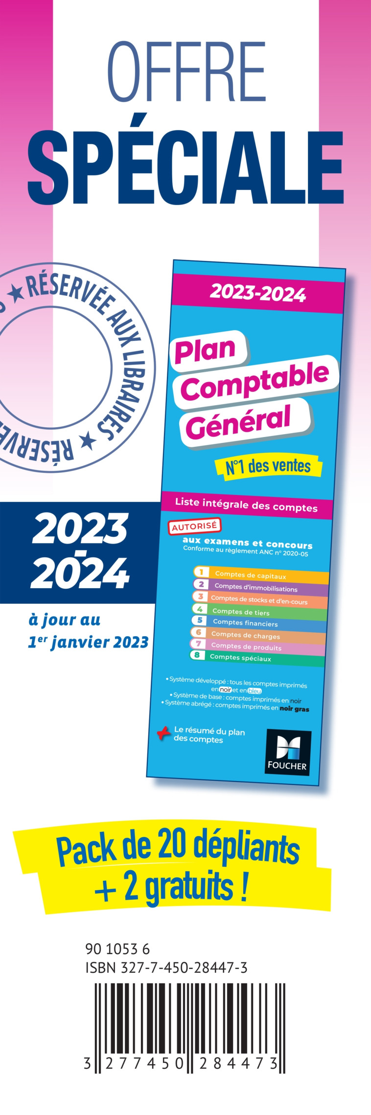 PACKS 20 ex + 2 gratuits - PCG 2023-2024 - XXX - FOUCHER