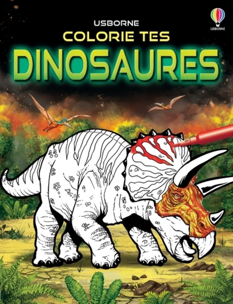 Colorie tes dinosaures - Sam Smith, Gong studios Gong studios - USBORNE