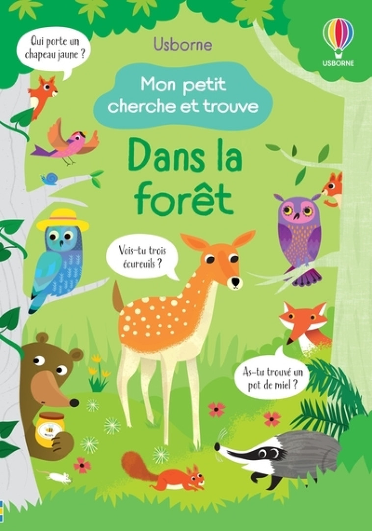 Dans la forêt - Mon petit cherche et trouve - Kirsteen Robson, Gareth Lucas, Ruth Russell, Nathalie Chaput - USBORNE