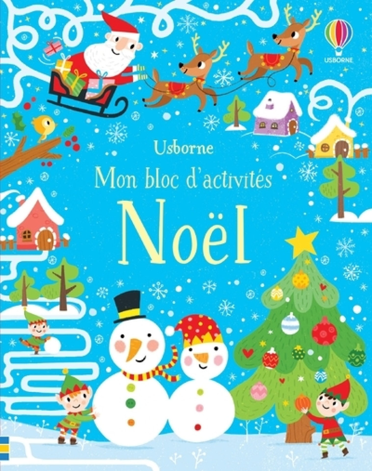 Mon bloc d'activités - Noël - Dès 6 ans - Simon Tudhope, VARIOUS VARIOUS, Nathalie Chaput, The boy Fitz Hammond The boy Fitz Hammond, Emi Ordas, Jana Curll, Claire KEAY, Marc Maynard, Jenny Addison, Michael Hill,  The boy Fitz Hammond - USBORNE