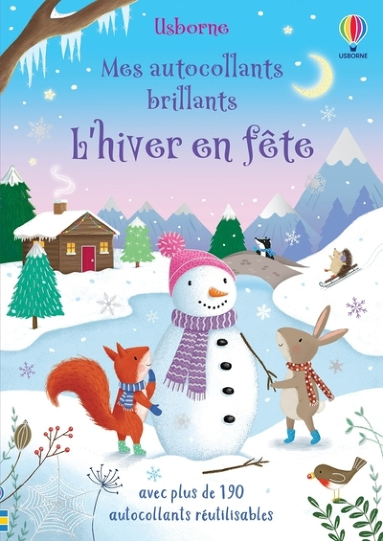 L'hiver en fête - Mes autocollants brillants - Dès 3 ans - Alice Beecham, Claire Butler, Lucy Barnard, Claire Ever, Véronique Duran - USBORNE