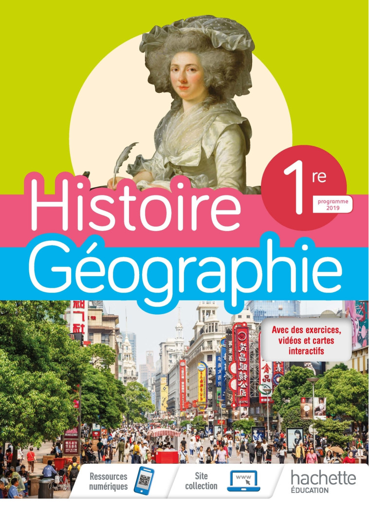 Histoire/Géographie 1ère compilation - Livre élève - Ed. 2019 - Michaël Navarro, Henri Simonneau - HACHETTE EDUC