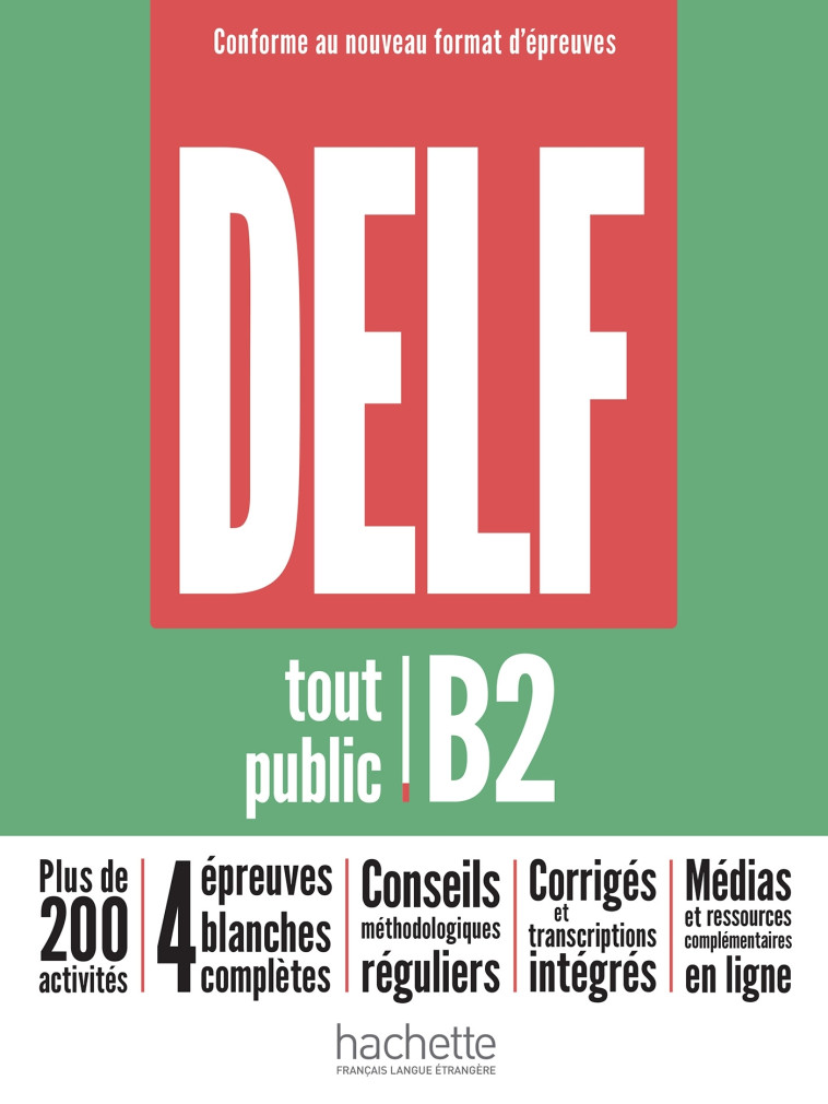 DELF tout public - Nouveau format d'épreuves (B2) - Nelly Mous, Bruno Megre - HACHETTE FLE