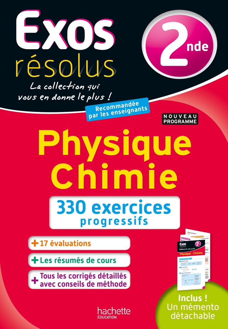 Exos Résolus Physique-Chimie 2nde - Frédérique De La Baume, Stéphane Blat, Raphäel Marteletti - HACHETTE EDUC