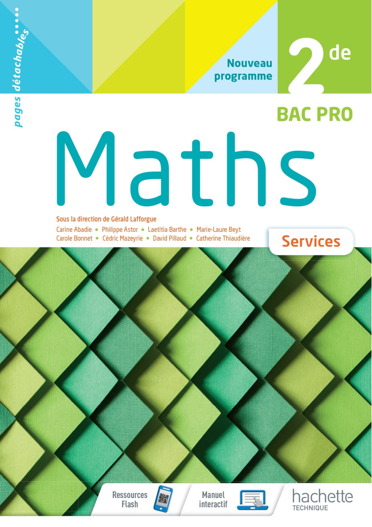 Mathématiques Services 2de Bac Pro - cahier de l'élève - Éd 2020 - Carine Abadie, Philippe Astor, Laëtitia Barthe, Marie-Laure Beyt, Carole Bonnet, Gérald Lafforgue, Cédric Mazeyrie, David Pillaud, Catherine Thiaudière, Carine Abadie, Philippe Astor, Laët