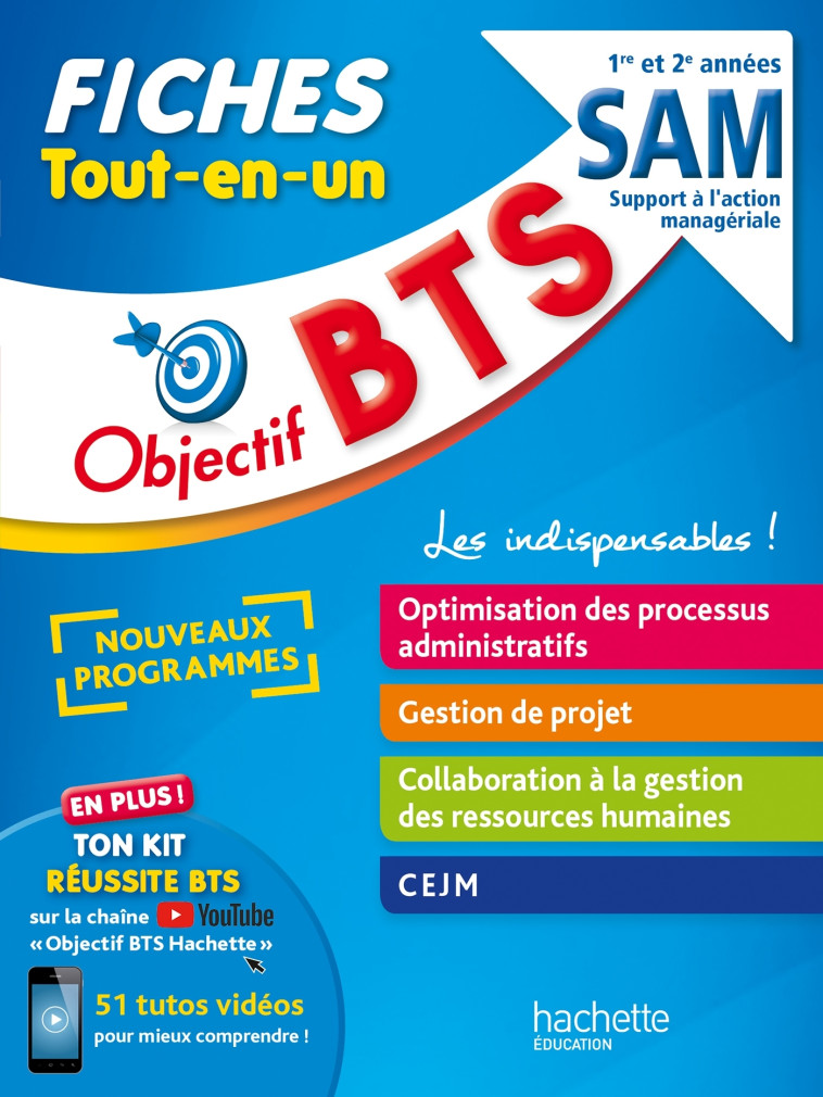 Fiches Tout-en-Un - BTS SAM - Bruno Bonnefous, Anne Christine Dray, Florence Fournier, Marc Geronimi, David Leccia, Delphine Roberjot Duthion - HACHETTE EDUC