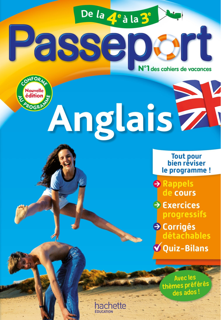 Passeport - Anglais - De la 4e à la 3e - Cahier de vacances 2024 - Carolyn Rigg, Carolyn Rigg - HACHETTE EDUC