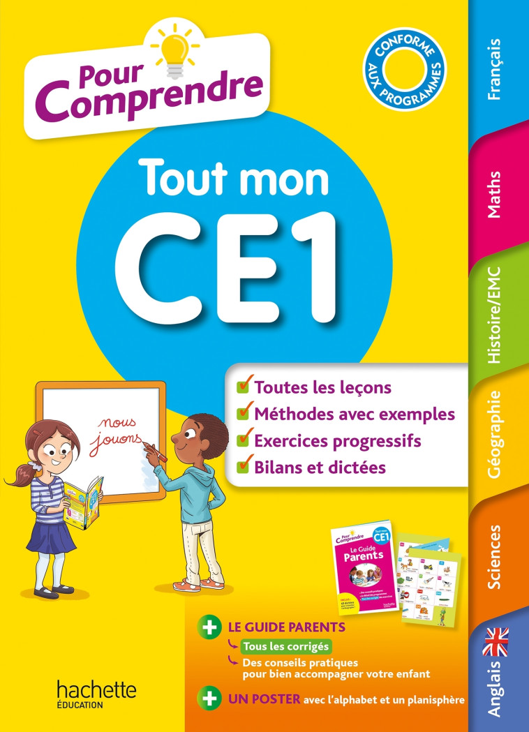 Pour comprendre Tout mon CE1 - Frédérique Beau, Pauline Bodeau, Séverine Chatelain, Magali Dieny, Pierre Dieny, Jack Guichard, Pascale Huet, Julien Flamand - HACHETTE EDUC