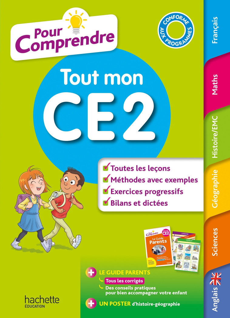 Pour comprendre Tout mon CE2 - Agathe Allisy, Julien Flamand, Pauline Bodeau, Marie-Laure Carpentier, Séverine Chatelain, Fabienne Dachet, Claire Faucon, Jack Guichard, Emmanuel Guimberteau, Pascale Huet - HACHETTE EDUC