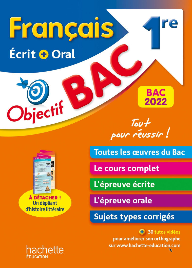 Objectif BAC Français écrit et oral 1re BAC 2022 - Amélie Pinçon, A Sourisse - HACHETTE EDUC