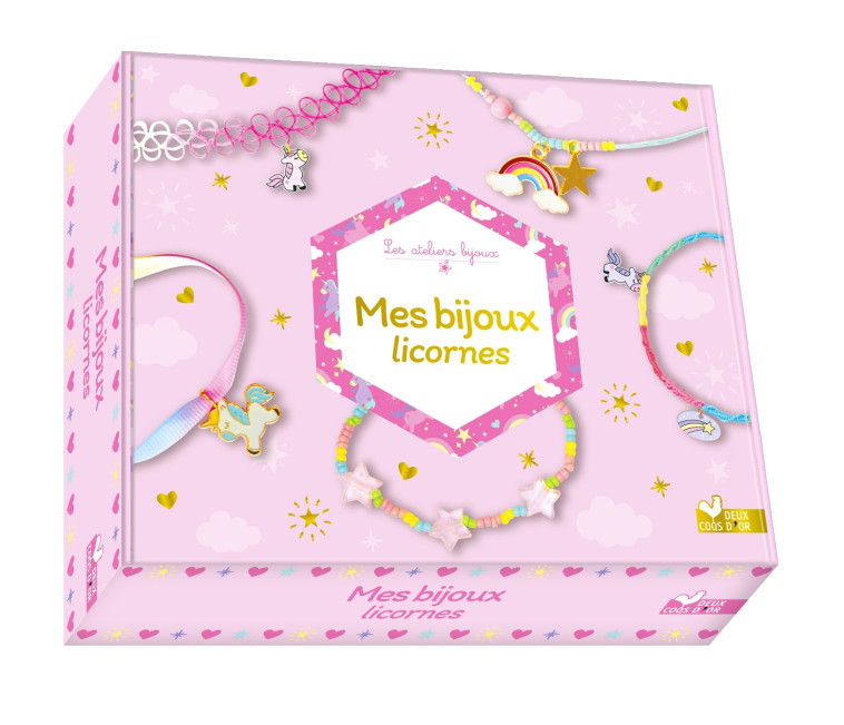 Mes bijoux licornes - coffret avec accessoires - Laetitia Lazerges - DEUX COQS D OR