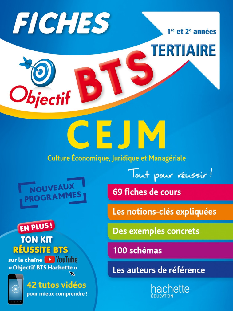 Objectif BTS - Fiches CEJM - Marc Geronimi, Bruno Bonnefous, David Leccia - HACHETTE EDUC