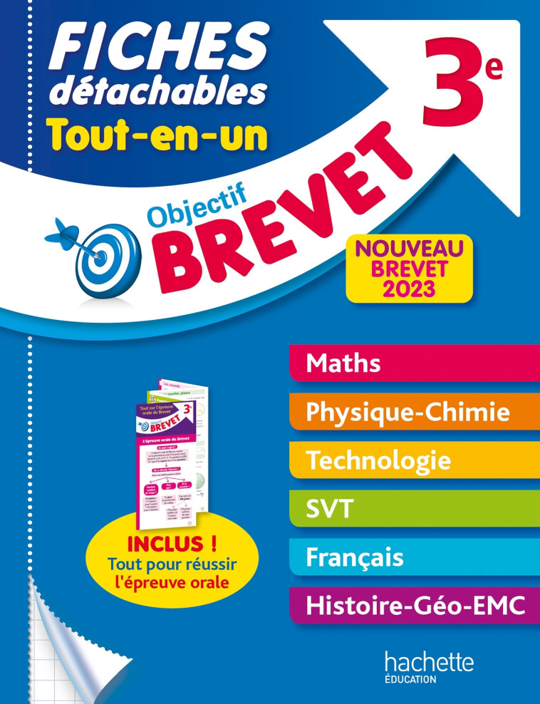 Objectif Brevet Fiches Tout-en-un 2023 - Nicolas Clamart, Sébastien Dessaint, Malorie Gorillot, Isabelle Lisle, Richard Basnier - HACHETTE EDUC