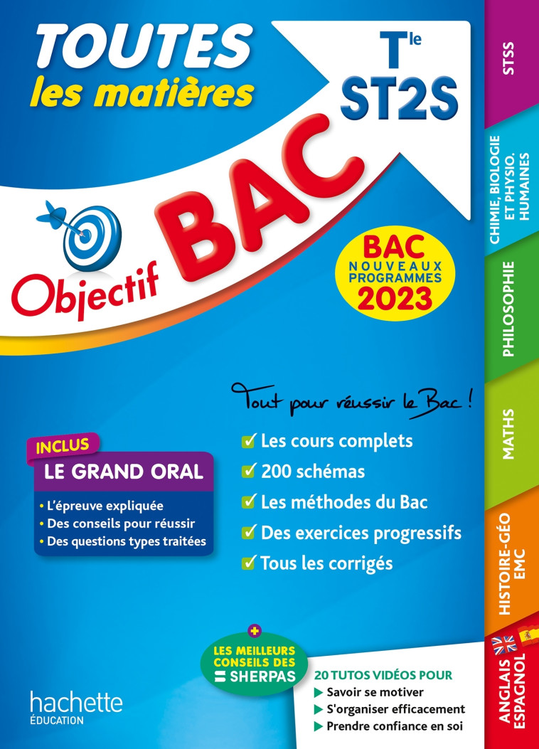 Objectif BAC 2023 - Term ST2S Toutes les matières - Chrystelle Ménard, Caroline Garnier, Alain Prost, Oscar Torres Vera, Mina Oumassaoud, Luc Réjaud, Marie-Pierre Rey-Nony, Yohann Durand, Nathalie Nieuviarts, Cédric Climent, Marie-Sophie Cuttaz, Alain Vid