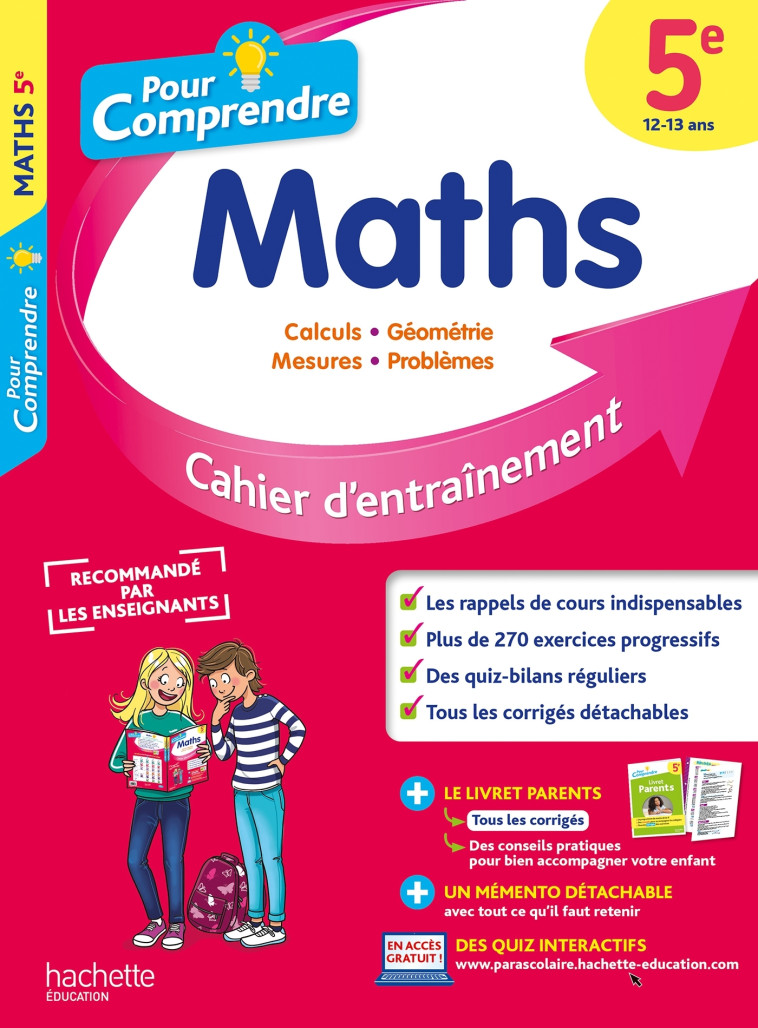 Pour Comprendre Maths 5E - Philippe Rousseau, Nicolas Clamart - HACHETTE EDUC